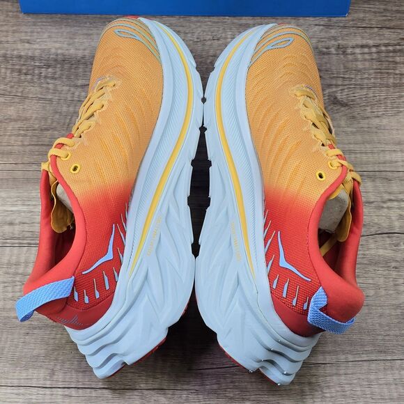 Hoka One One Bondi X Men\'s Size 9.5D Fiesta Amber Yellow Running Shoes NEW W BOX main image 10